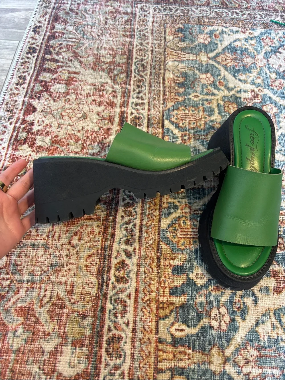 Free People bright green